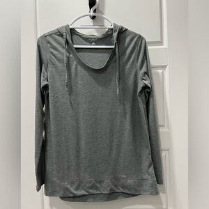 Old Navy Women's Gray Long Sleeve Hoodie Top